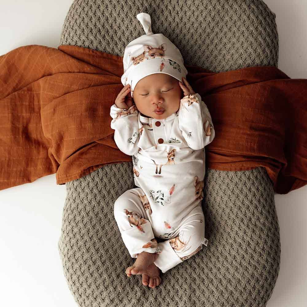 Snuggle Hunny Kanga Organic Growsuit - Tiny Tots Baby Store 