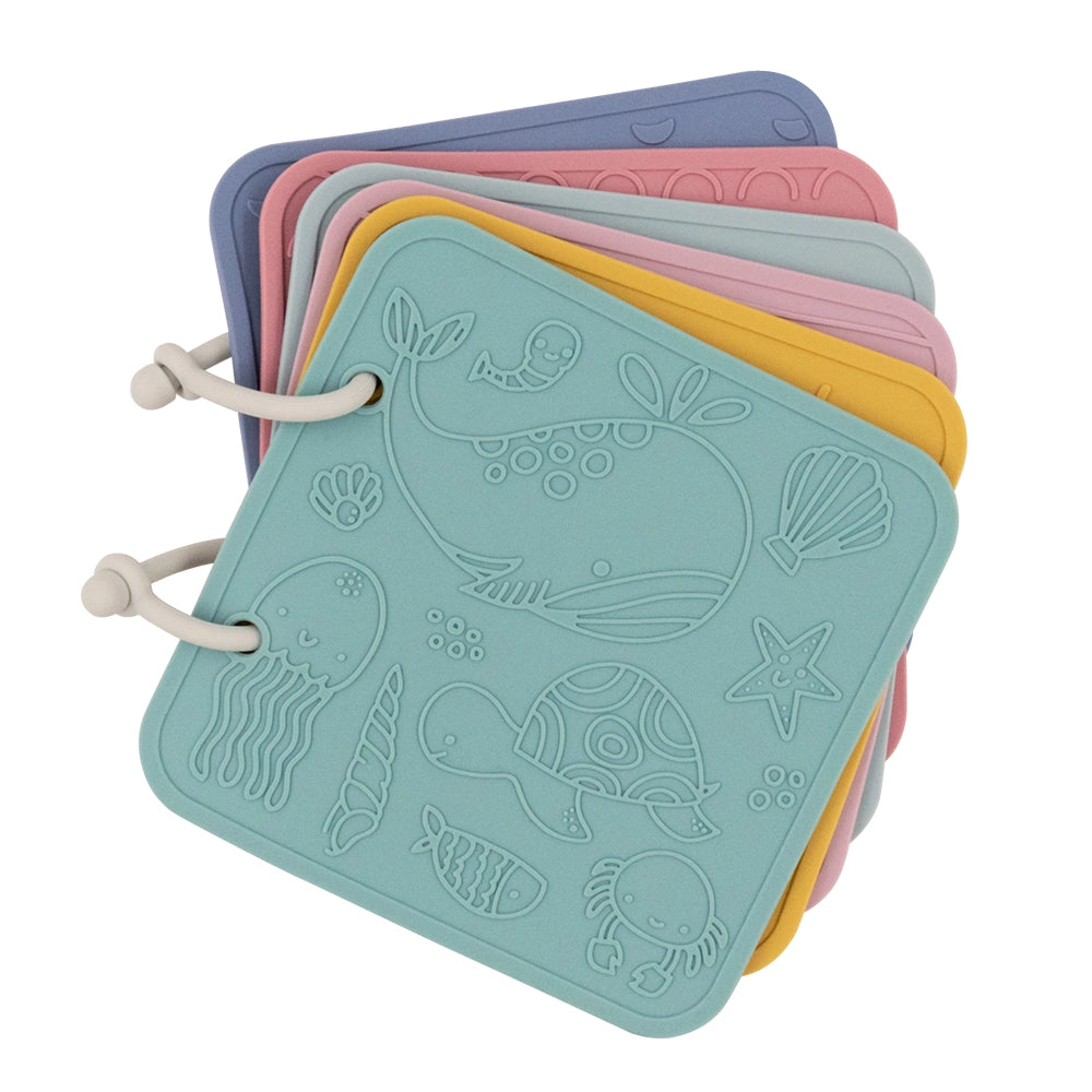 Living Textiles Silicone Baby Bath Book - Tiny Tots Baby Store 