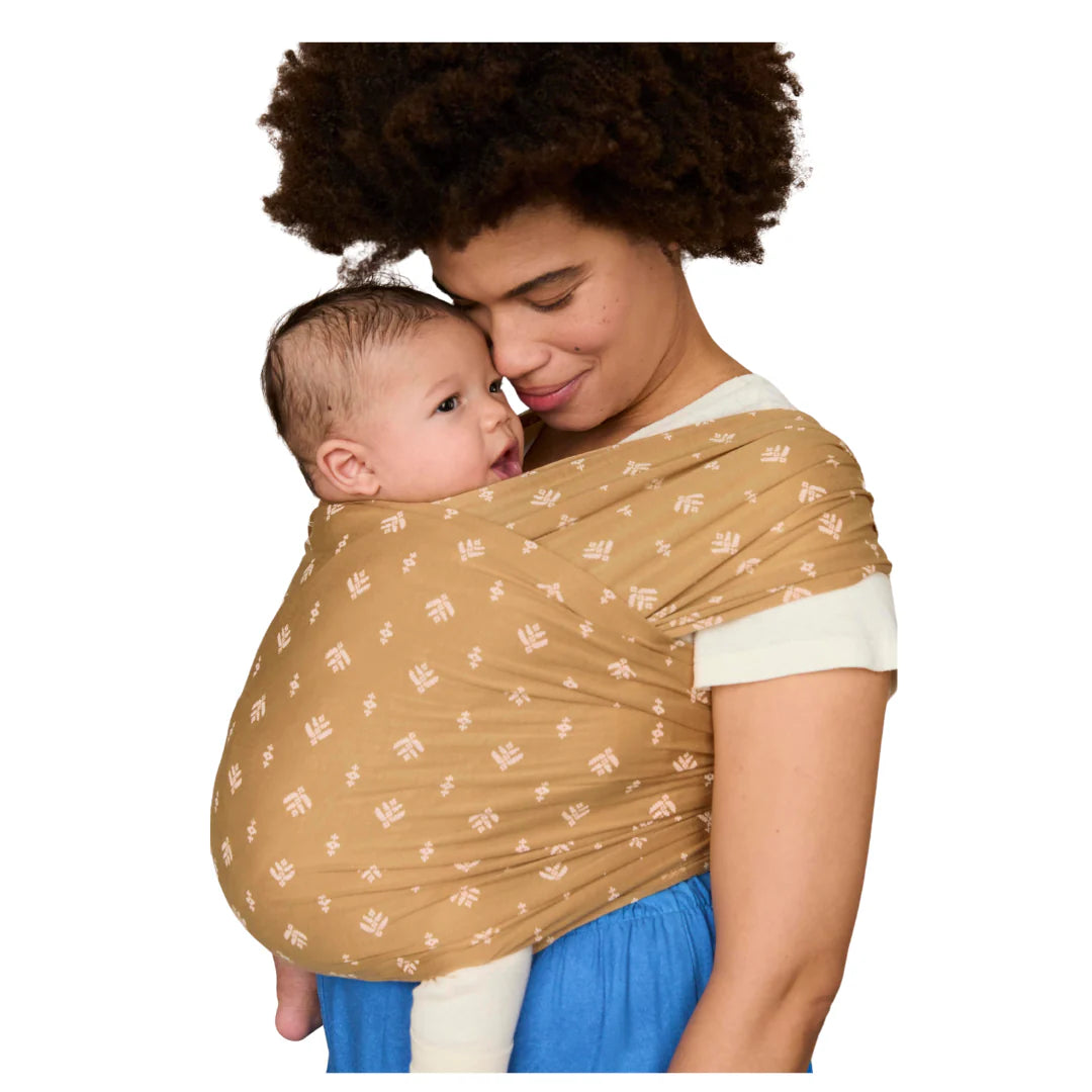 Ergobaby Aura Wrap Sustainable Knit - Camel Harvest - Tiny Tots Baby Store 