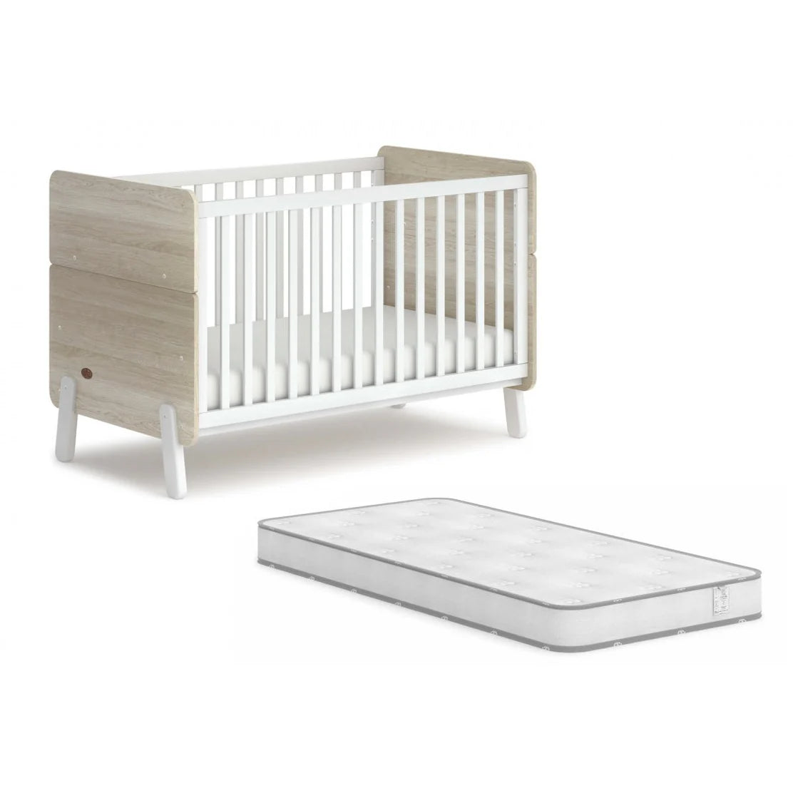 Boori Natty 'Cot Bed' & Pocket Mattress Bundle - Tiny Tots Baby Store 