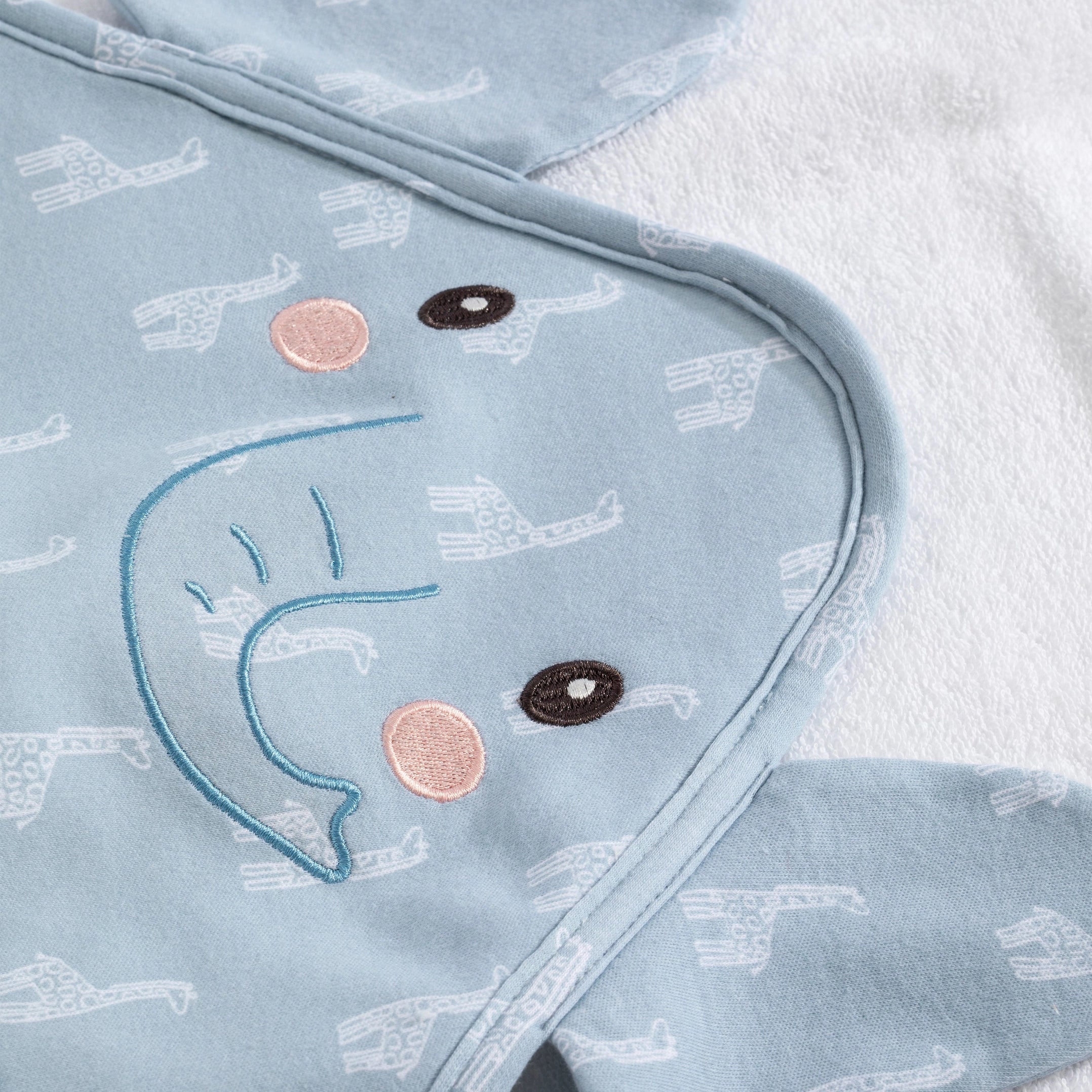 Living Textiles Hooded Towel- Elephant - Wild Safari