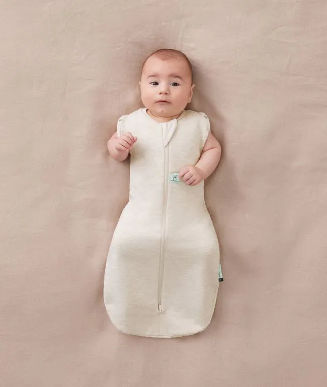 Cocoon Swaddle Bag 1.0 TOG Oatmeal Marle - Tiny Tots Baby Store 