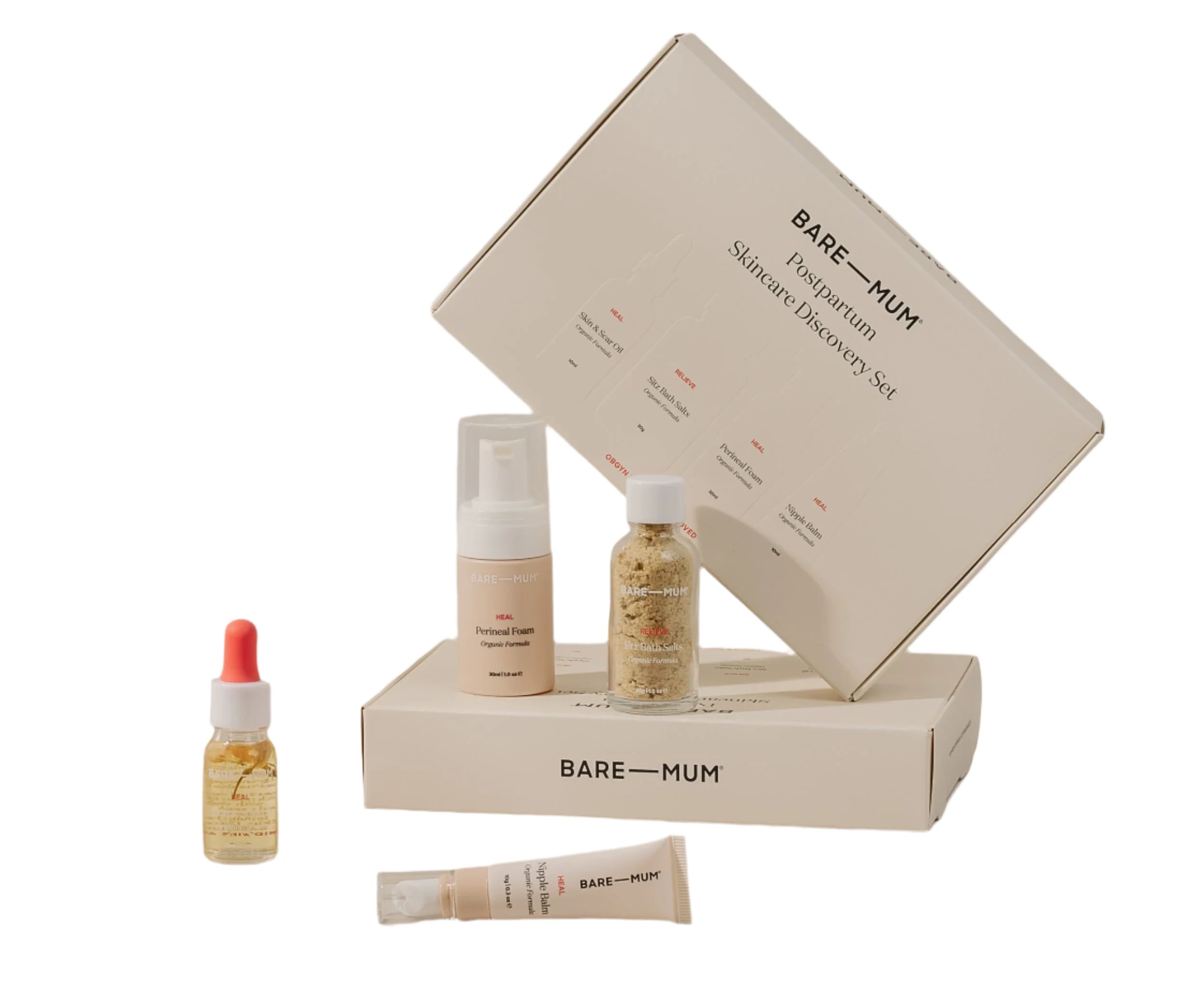 Bare Mum Postpartum Skincare Discovery Set