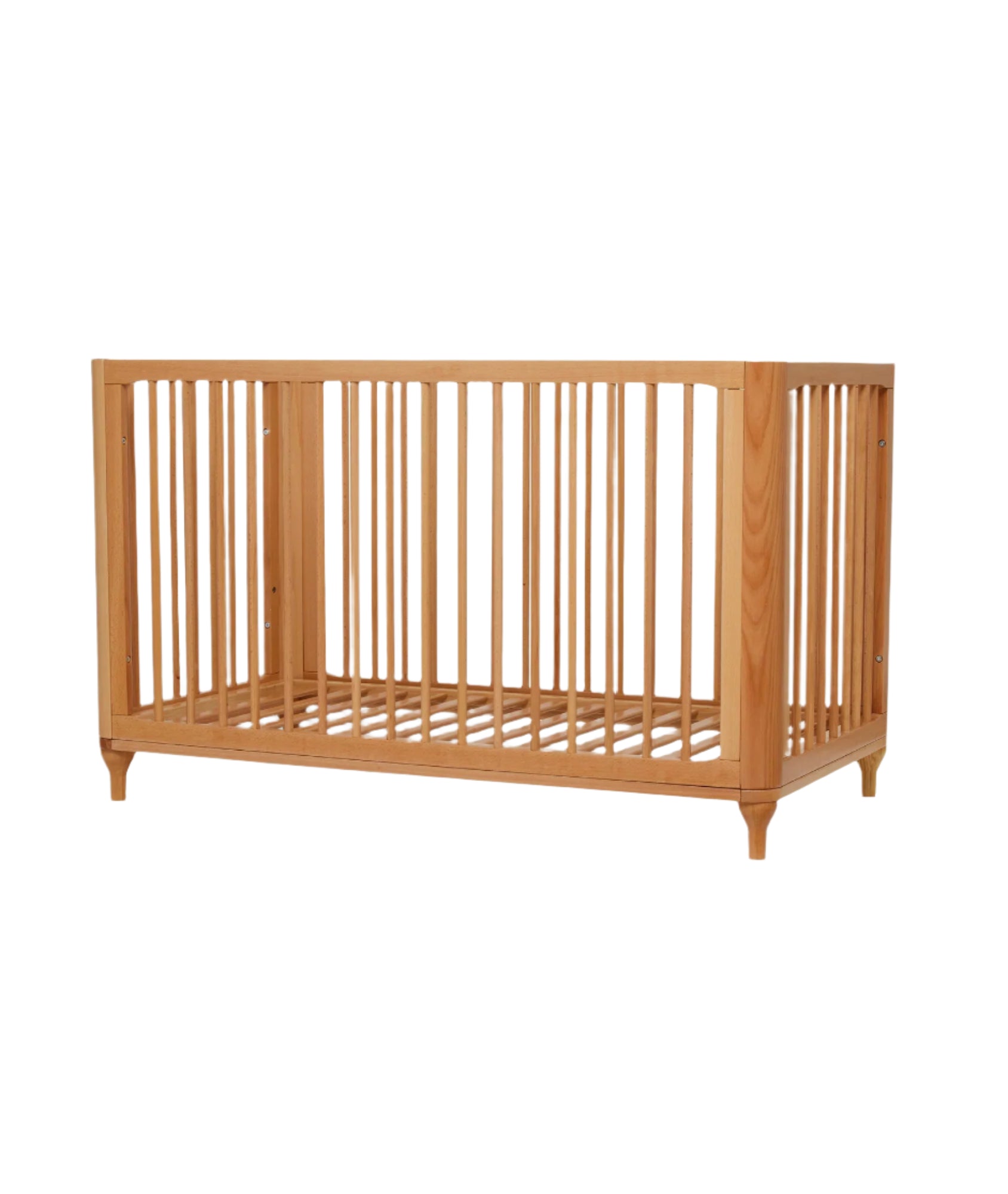 Lyra Convertible Cot Beechwood - Tiny Tots Baby Store 