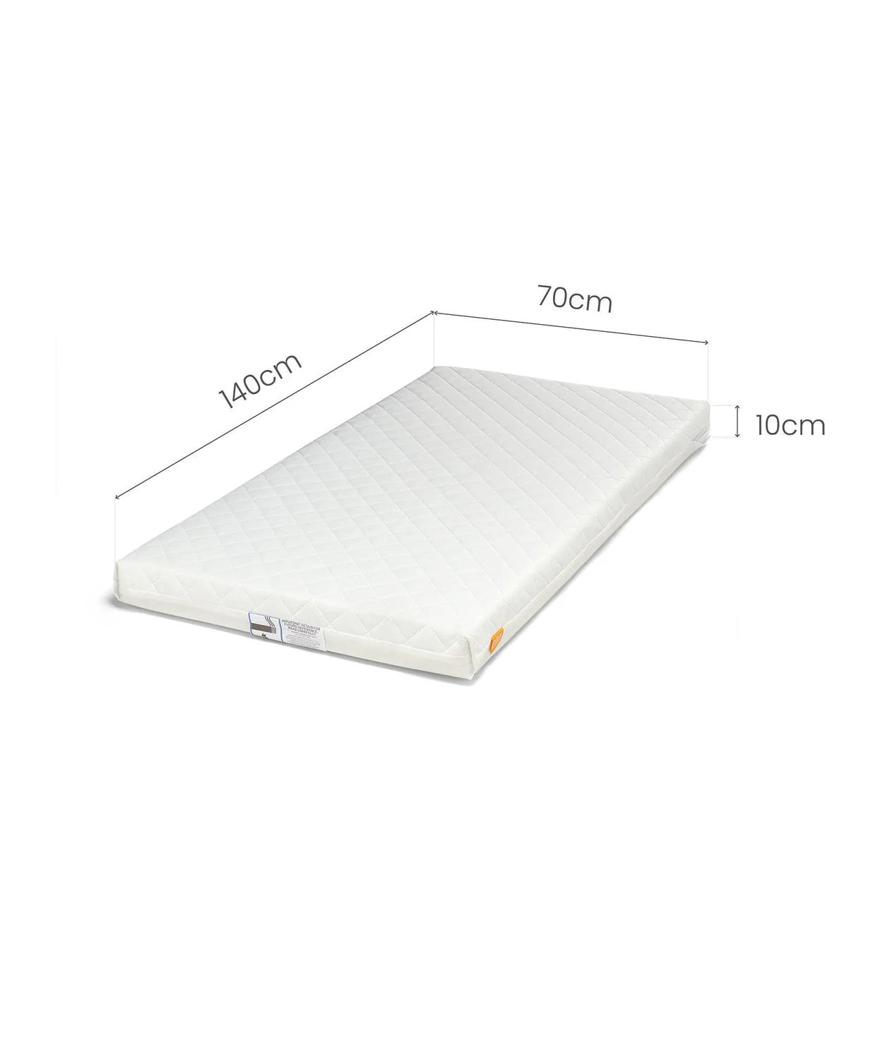 Mamas & Papas Cot Bed Essential Pocket Spring Mattress (140 x 70 x 10cm) - Tiny Tots Baby Store 