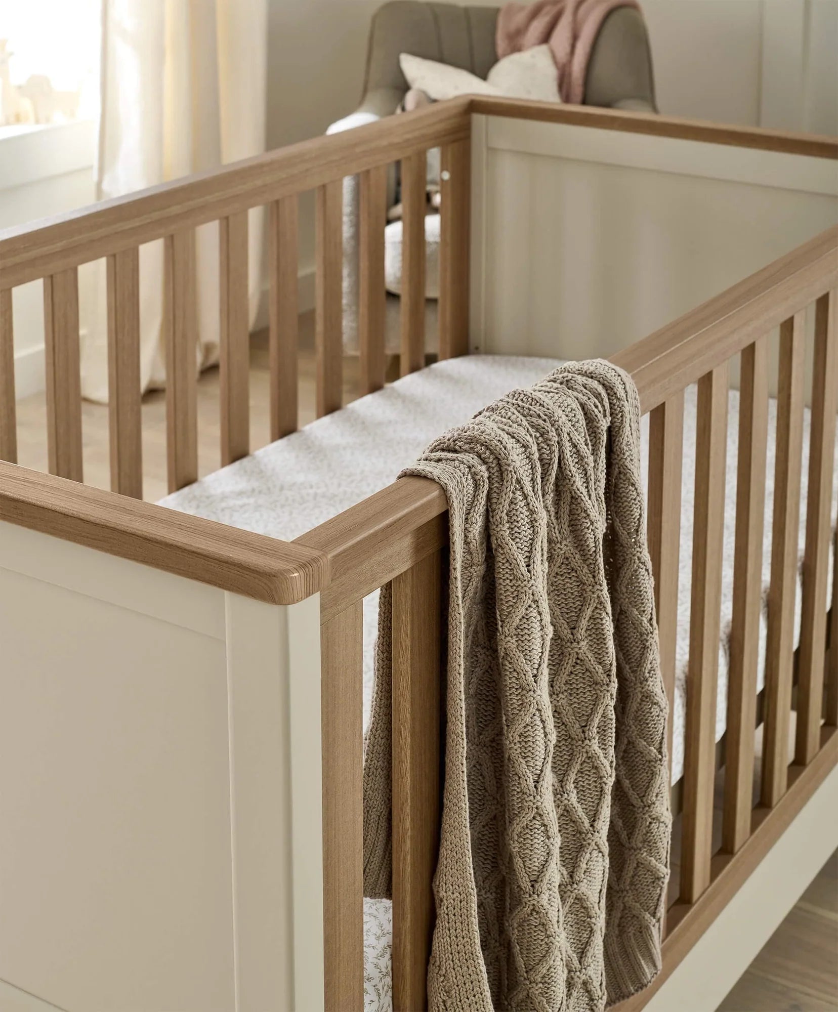 Mamas & Papas Harwell Cotbed - Cashmere ( ETA End Jan) - Tiny Tots Baby Store 