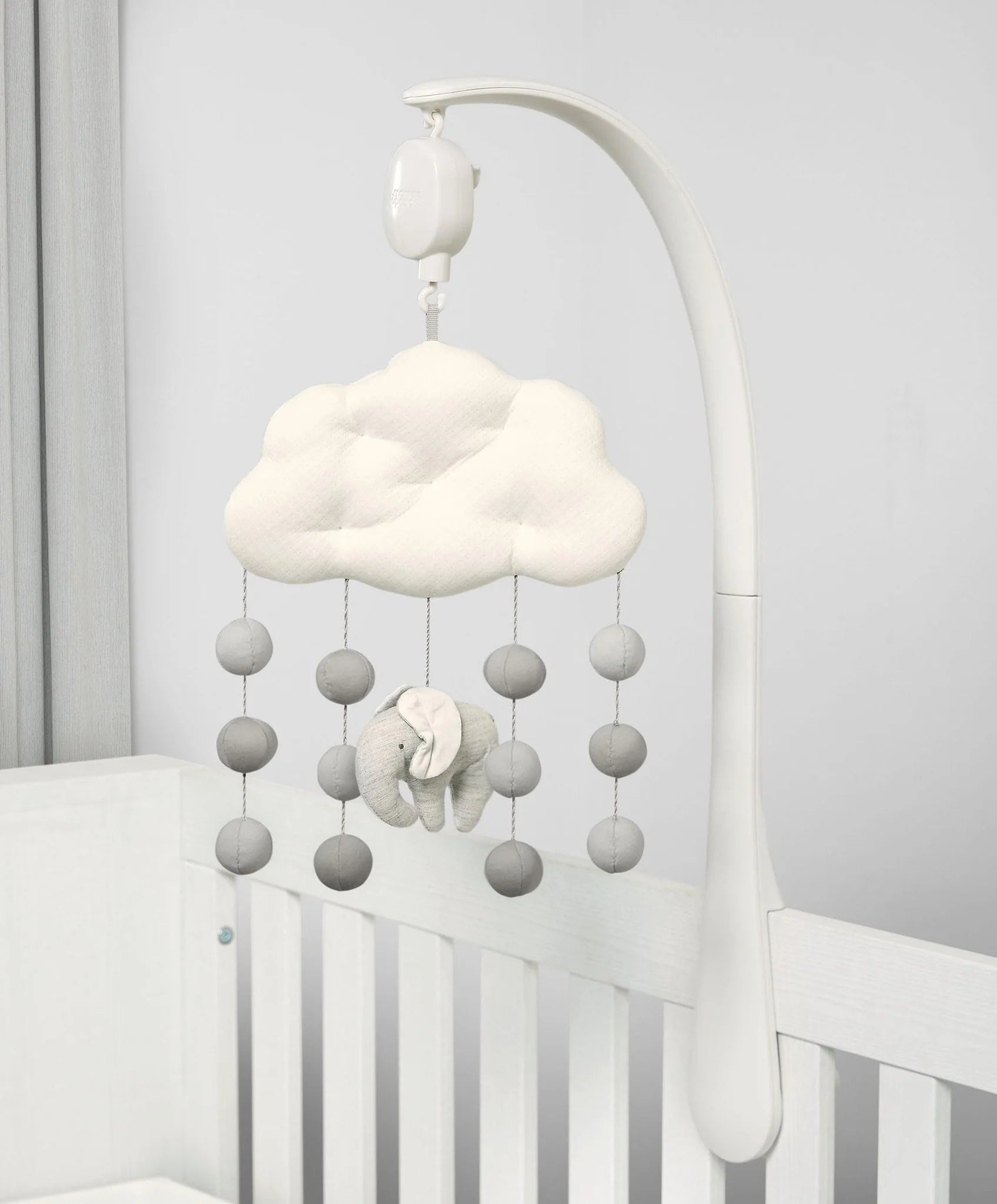 Mamas & Papas Musical Cot Mobile Welcome to the World Elephant - Tiny Tots Baby Store 