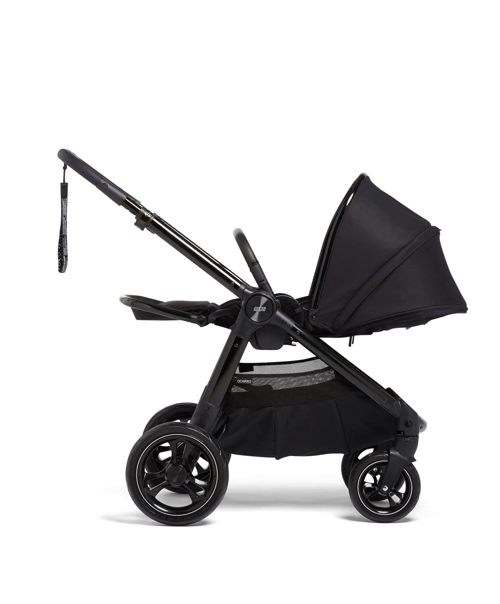 Mamas & Papas Ocarro All-Terrain Pram + Bassinet Carbon ( Intro Offer Free Cup Holder) - Tiny Tots Baby Store 