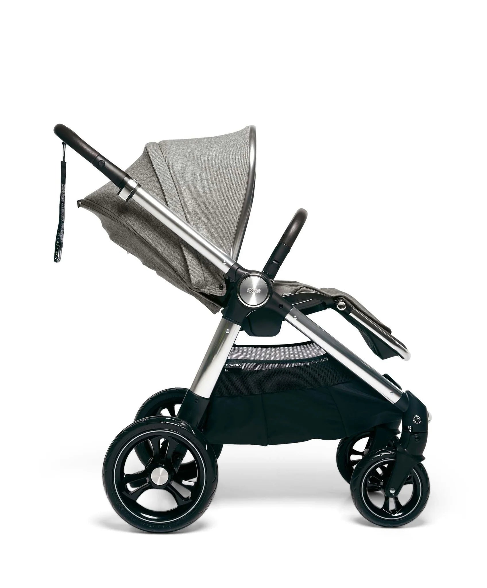 Mamas & Papas Ocarro All-Terrain Pram -Woven Grey - Tiny Tots Baby Store 