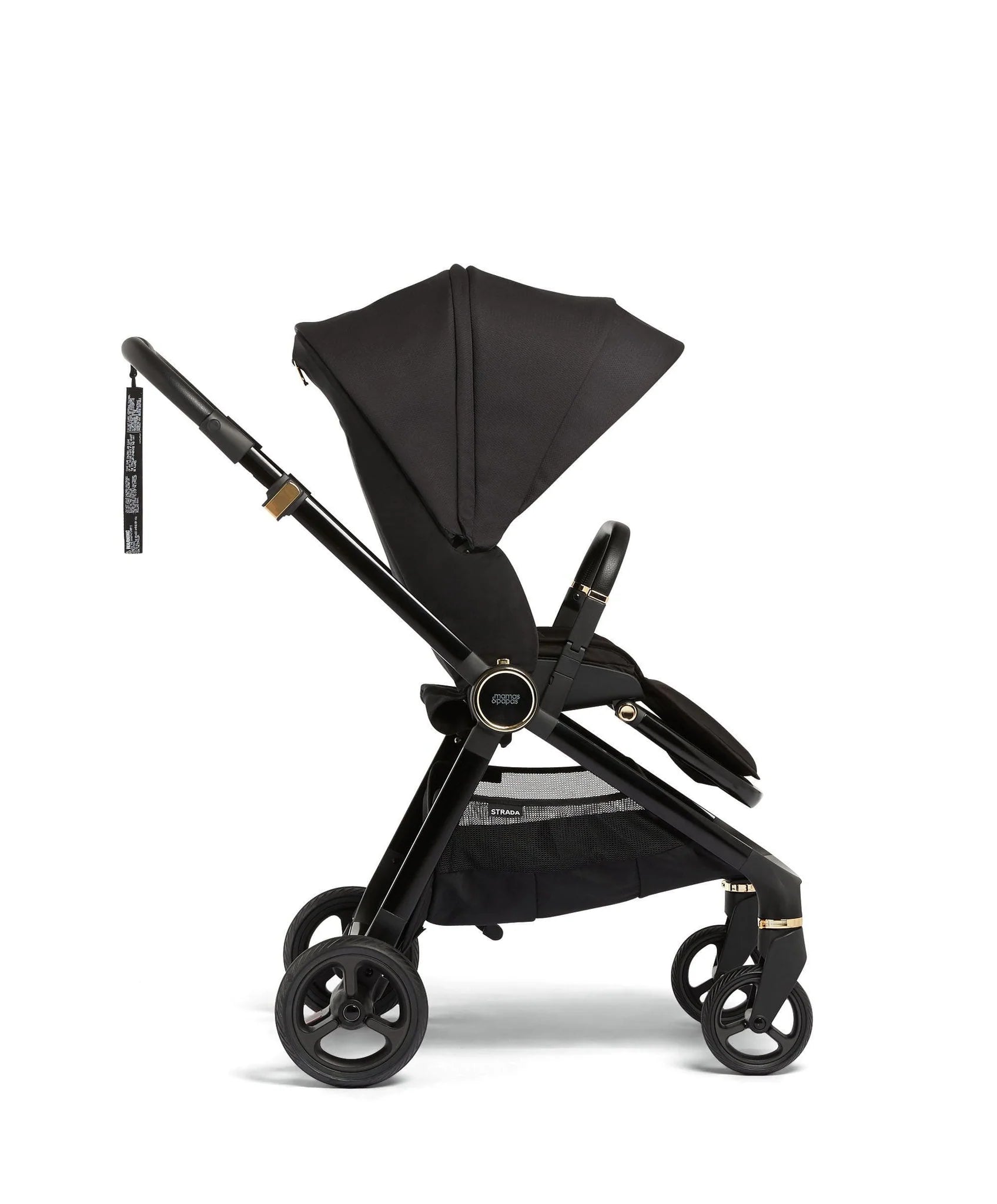 Mamas & Papas Strada Pram - Black Diamond - Tiny Tots Baby Store 