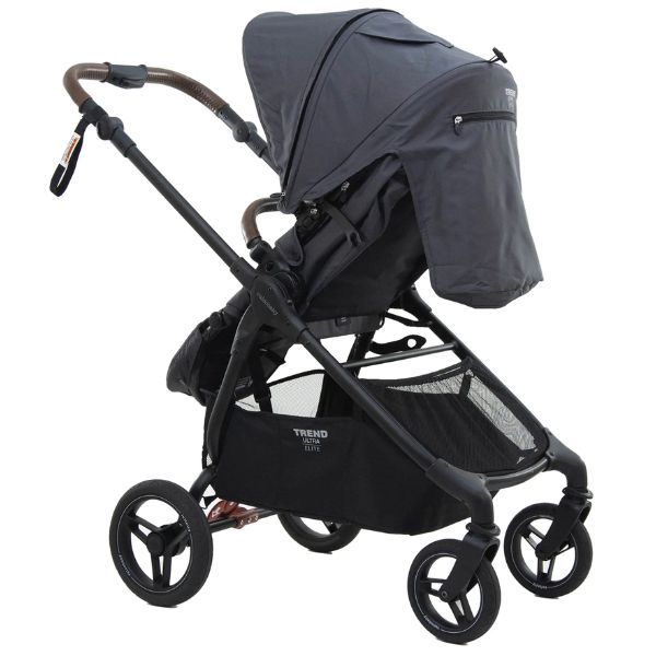 Valco Baby Trend Ultra Elite Stroller Signature Grey - Tiny Tots Baby Store 