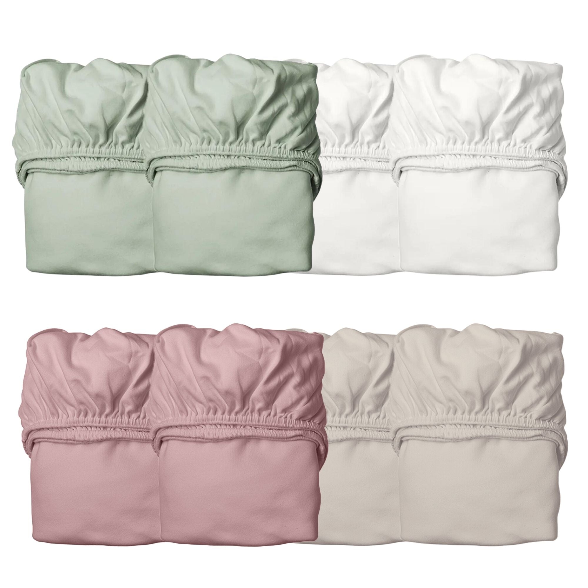 Leander Junior Bed Organic Fitted Sheets 2 sheets 140 x 70 Tiny Tots Baby Store